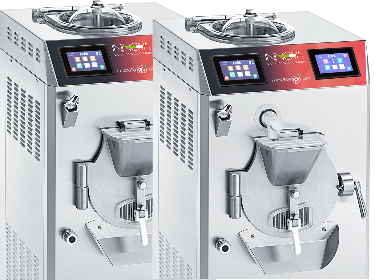 Macchine combinate con passaggio miscela interno o esterno - Innova Macchine  del gelato professionali